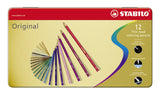 Stabilo Lápices De Colores Original Arty+ Estuche De Metal 12 Surtidos