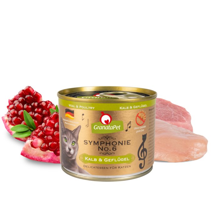 Granatapet Symphonie  No.6 Veal And Poultry - Comida Húmeda Para Gatos - 200g