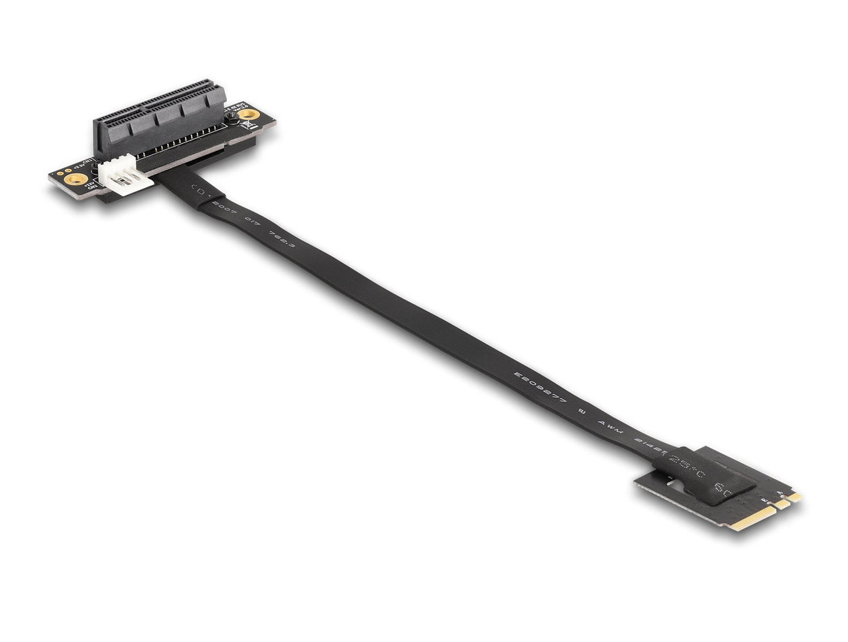 Delock 64218 Adaptador M.2 Clave A+E A Pcie X4 Nvme En Ángulo Con Cable De 20 Cm