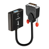 Lindy 38189 Adaptador Dvi-D Vga (D-Sub) Negro 0,10m