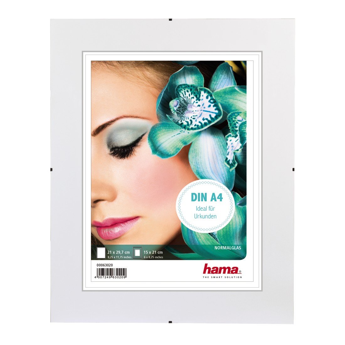 EAN 4007249630209 - Hama 00063020 marco Expositor de pie retroiluminado Transparente imagen 1