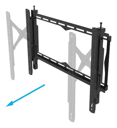 Pull-Out Flat Screen Wall Mount Tilt And Swivel (Vesa 600 X 400)