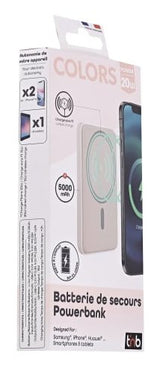 EAN 3303170117743 - T'nB PBUMAG5PK batería externa 5000 mAh Cargador inalámbrico Rosa imagen 3