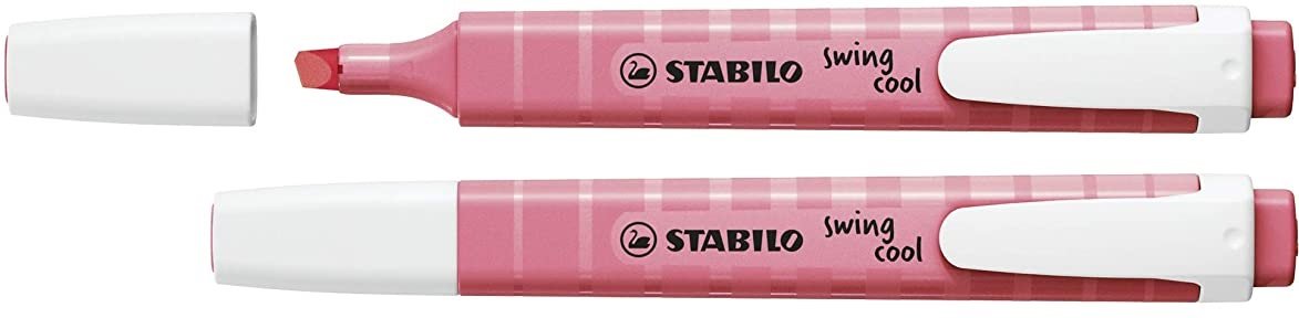 Stabilo Swing Cool Pastel Marcador Fluorescente Rosa Cerezo En Flor -10u-