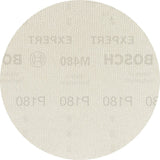 Bosch Professional Hoja De Lija Expert M480 Estructura De Malla Ø 125 Mm, K180 50 Piezas, Para Lijadoras Excéntricas 2608900684