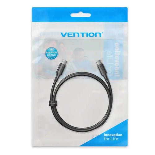 Vention Usb 2.0 Usb-C M-M 3a Cacabl Ble 0.9m Black Pvc