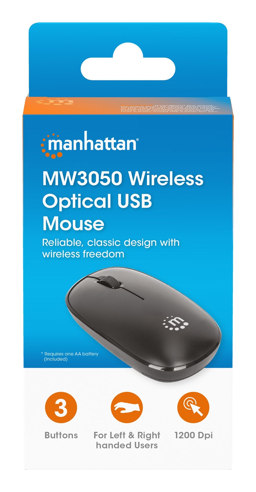 EAN 0766623190312 - Manhattan MW3050 ratón Universal Ambidextro imagen 10