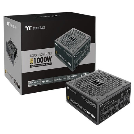 EAN 4713227535212 - Thermaltake SFX-1000AH2FKG unidad de fuente de alimentación 1000 W 24-pin ATX SFX-L Negro imagen 6
