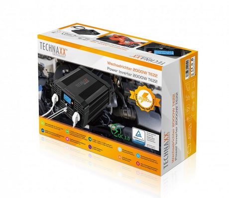 EAN 4260358124544 - Technaxx TE22 adaptador e inversor de corriente Auto 2000 W Negro imagen 9