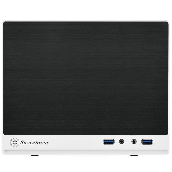 Caja Pc Silverstone Mini Sst-Sg13wb-Q Sugo Mini-Itx Negro, Blanco