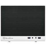 Caja Pc Silverstone Mini Sst-Sg13wb-Q Sugo Mini-Itx Negro, Blanco