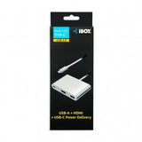 EAN 5901443052760 - iBox IUH3CFT1 base para portátil y replicador de puertos USB 3.2 Gen 1 (3.1 Gen 1) Type-C Plata imagen 4