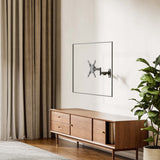 Aisens Soporte Eco Giratorio, Inclinable Y Nivelable Para Monitor/Tv 20kg (3 Pivotes) De 13-32, Negro