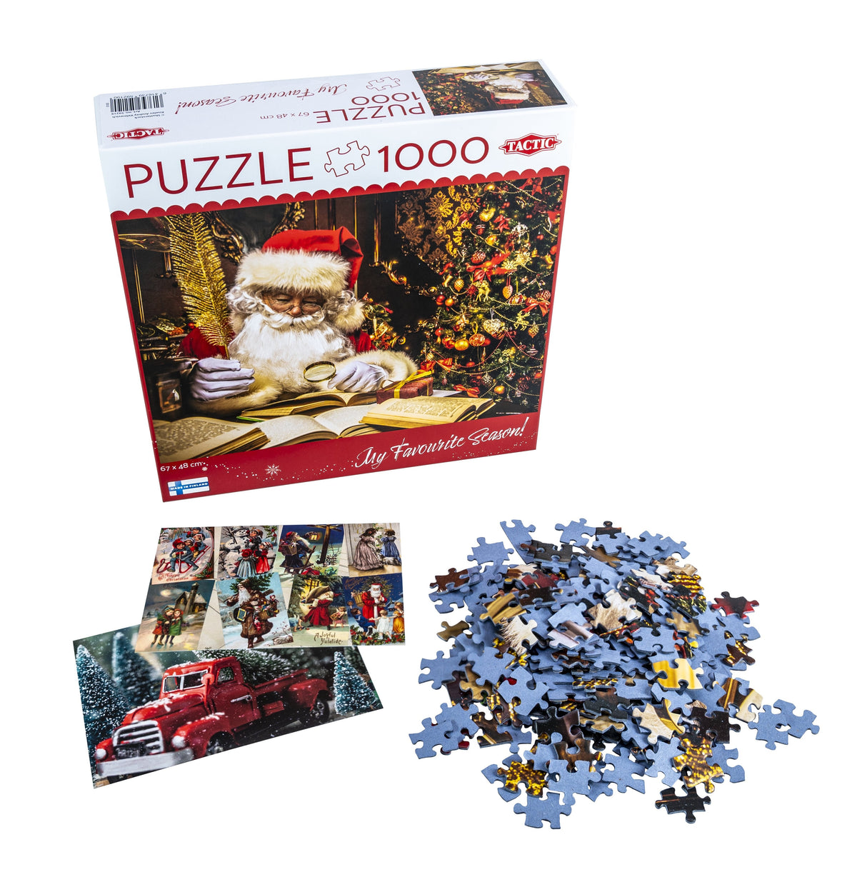 Puzzle 1000 Elementów Swiety Mikolaj W Swoim Domu