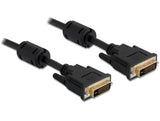 Cable Delock Dvi 24+5 3m Black 60 Hz