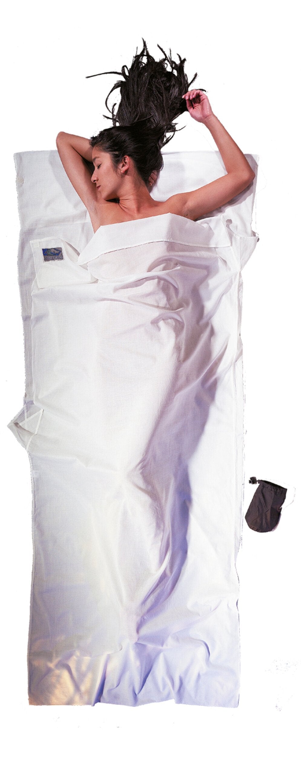 Saco De Dormir Cocoon Ect13  Adulto  Rectangular Algodón Blanco