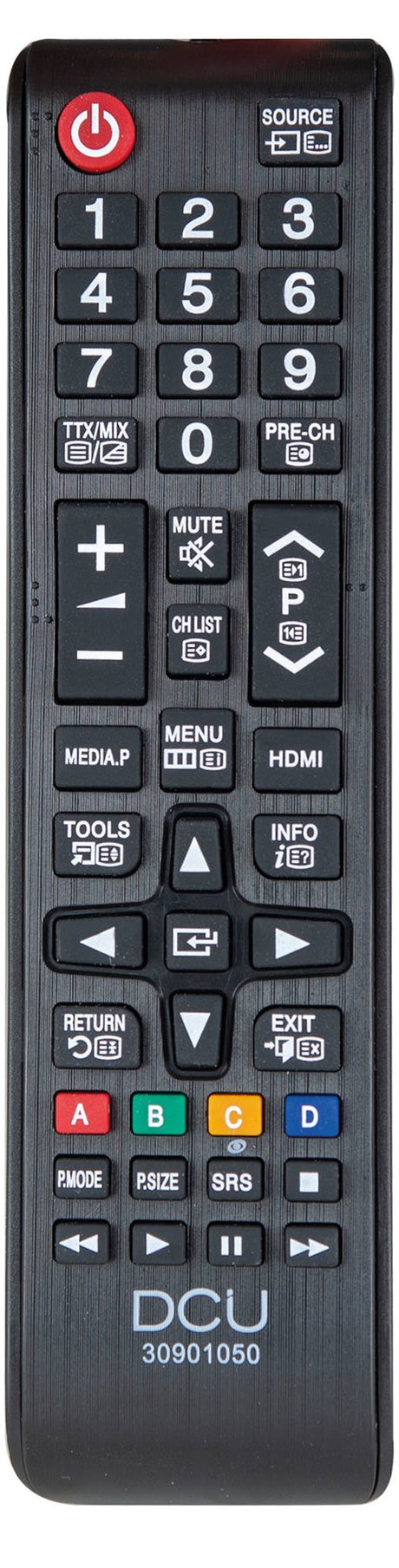 EAN 8436556989841 - DCU Advance Tecnologic 30901050 mando a distancia IR inalámbrico TV Botones imagen 1