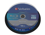 Verbatim  Disco Blu-Ray Lectura/Escritura (Bd) Bd-R 50 Gb 10 Pieza(S) 43746