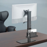 Aisens Soporte De Mesa Eco Giratorio E Inclinable Para Monitor/Tv Y Mini Pc 8kg De 17-32, Negro