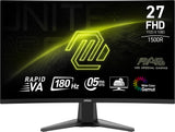 Monitor Msi Mag 27c6f 27" Va 1920x1080 Curvo 1500r 170hz 1ms 3yw