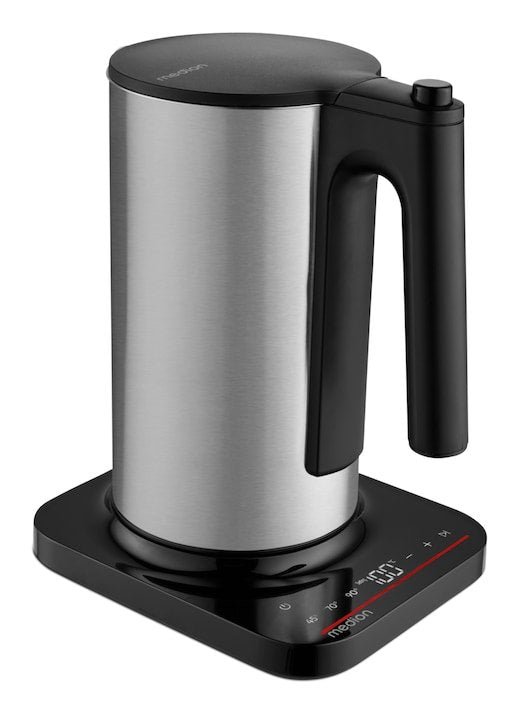 Hervidor  Medion Life Digital Md12106  Programas Automáticos, Bloqueo Infantil, Negro)