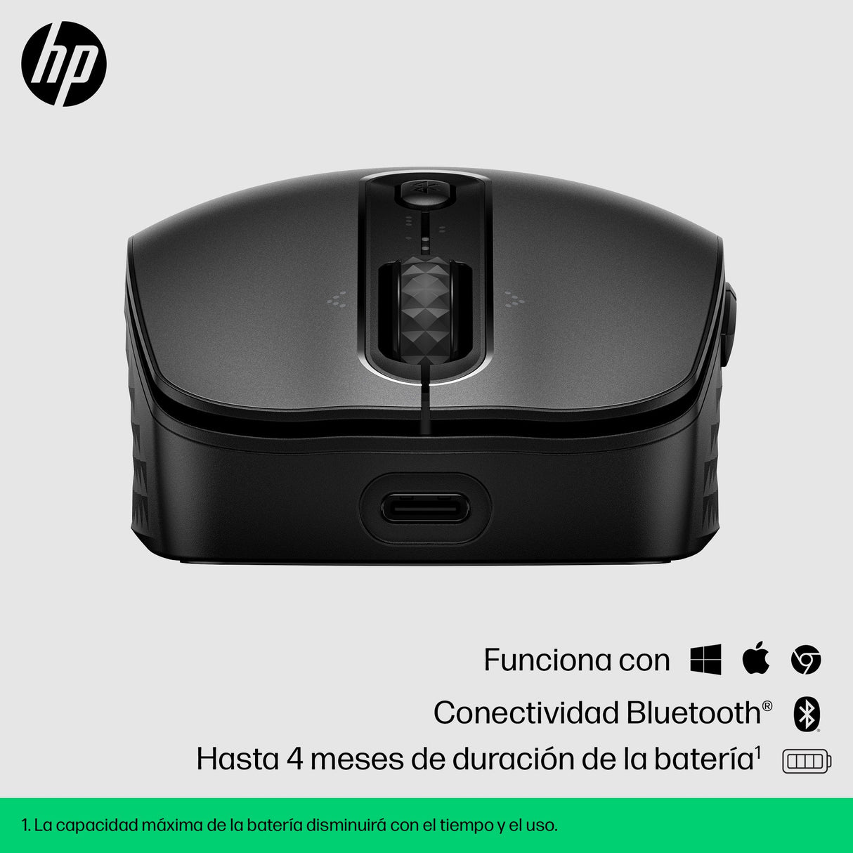 EAN 5715063525555 - HP 695 Qi-Charging Wireless Mouse ratón Oficina Ambidextro Bluetooth 4000 DPI imagen 7