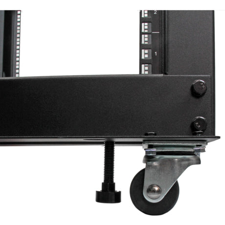 EAN 0065030858519 - StarTech.com 4POSTRACK25U armario rack Rack o bastidor independiente Negro imagen 6