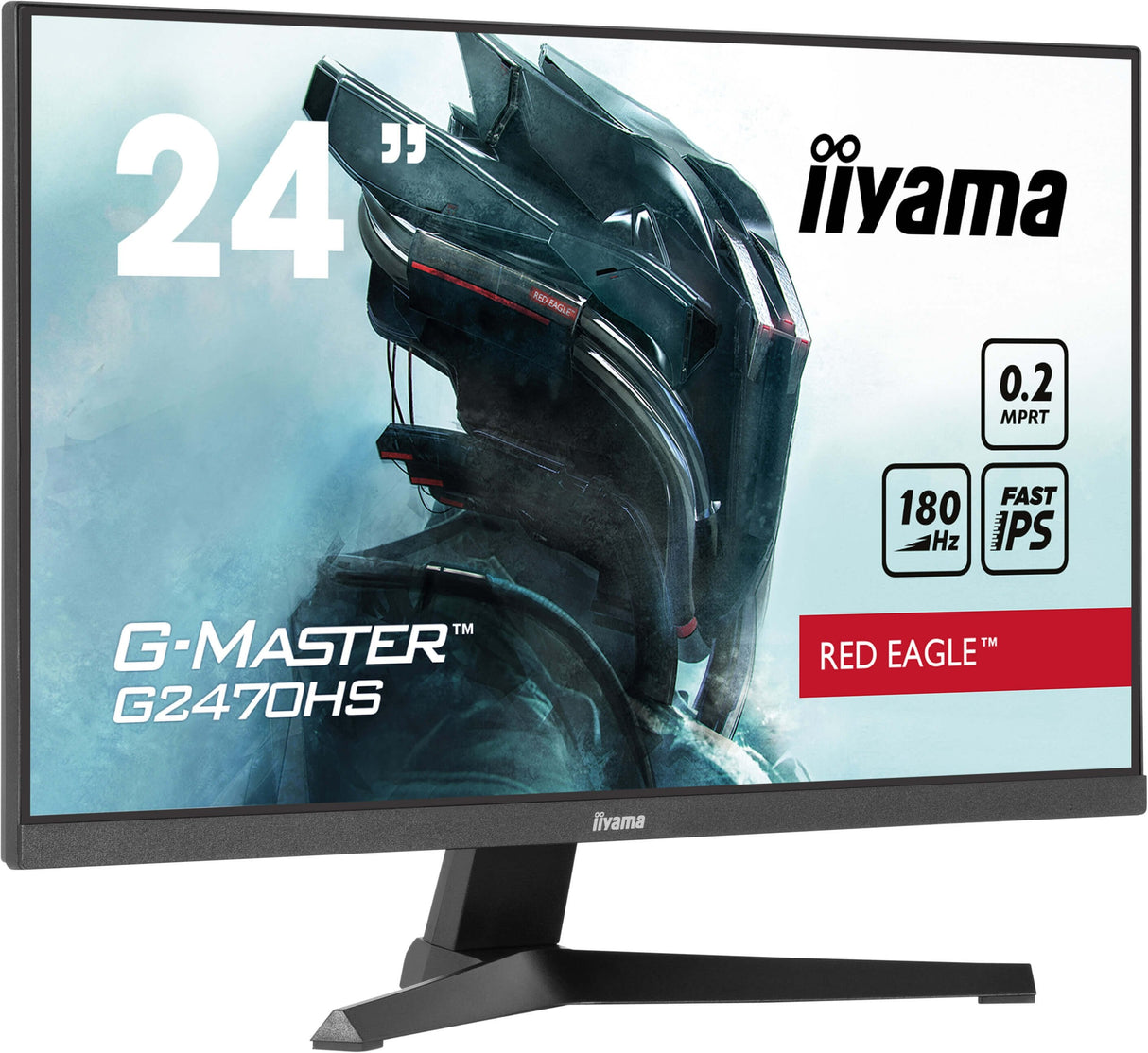 EAN 4948570124466 - iiyama G-MASTER G2470HS-B1 pantalla para PC 60,5 cm (23.8") 1920 x 1080 Pixeles Full HD LCD Negro imagen 2