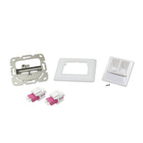 Logilink Modulare Wanddose F. Glasfaser Mit Lc-Duplex-Stecker