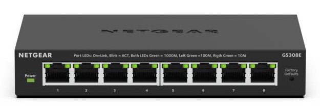 Netgear Gs308e, Conmutador Gs308e-400eus