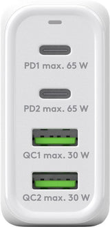 EAN 4040849648182 - Goobay 64818 cargador de dispositivo móvil Auriculares, Portátil, Smartphone Blanco Corriente alterna Car imagen 4