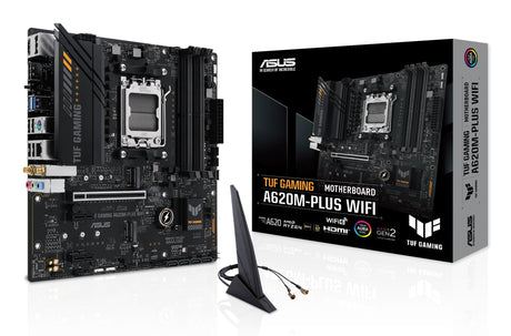 EAN 4711387164266 - ASUS TUF GAMING A620M-PLUS WIFI AMD A620 Zócalo AM5 micro ATX imagen 1
