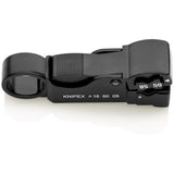 Pelador Cables Coaxiales Knipex 16 60 05 Sb, Herramienta Para Pelar/Desmontar (Tres Cuchillos Incorporados)