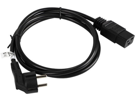EAN 5901969409796 - Lanberg CA-C19C-10CC-0018-BK cable de transmisión Negro 1,8 m CEE7/7 C19 acoplador imagen 3