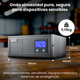 Extralink Ex.31131 Adaptador E Inversor De Corriente Auto 1200 W Negro