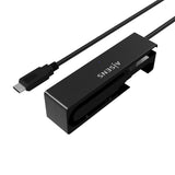Aisens Adaptador Sata A Usb-C Usb 3.0/Usb3.1 Gen1 Para Discos Duros 2.5?? Y 3.5?? Con Alimentador - Negro
