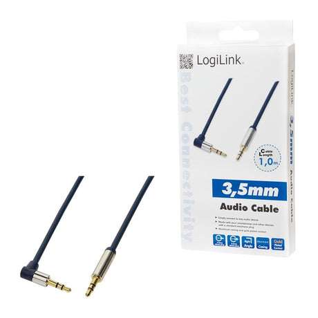 EAN 4052792034479 - LogiLink 3.5mm - 3.5mm 1m cable de audio 3,5mm Azul imagen 4