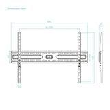 EAN 8433281017047 - TooQ LP1050F-B soporte para TV 2,18 m (86") imagen 7