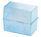 Han A8 Karteikasten Din A8 300 Karteikarten Azul-Transparente