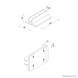 Neomounts Laptopständer -5kg Plata 11-17'' Vertikal Aluminium