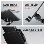 EAN 8595247909206 - Axagon STND-LRB Laptop-Ständer, 360° drehbar, Doppelgelenk, verlängerbar Soporte para ordenador portátil  imagen 5