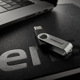 EAN 4034303036394 - Intenso USB 128GB OFFICE LINE 3.2 Gen1 Silver-Black unidad flash USB USB tipo A 3.2 Gen 1 (3.1 Gen 1) Neg imagen 6