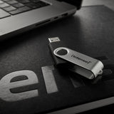 EAN 4034303036394 - Intenso USB 128GB OFFICE LINE 3.2 Gen1 Silver-Black unidad flash USB USB tipo A 3.2 Gen 1 (3.1 Gen 1) Neg imagen 6