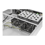 Caja Rack 19" Unykach 2u Sin Fuente Negro Plata 8 Bahias Int 1xusb2.0 1xusb3.0 1xusb-C