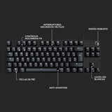 Teclado Español Logitech G G413 Tkl Se Usb Qwerty Negro