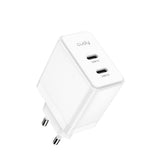 EAN 6971690794439 - Cudy 40W 2-Port GaN Charger, CH40 1.0 Universal Blanco Corriente alterna Carga rápida Interior imagen 1