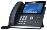 Teléfono Ip Yealink Sip-T48u, 7 "800x480 Color Táctil, 2x Rj45 10/100/1000, Poe, 16x Sip, 1x Usb, Sin Adaptador