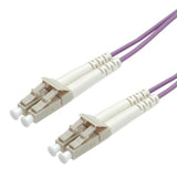 Roline Lwl-Cable 50 125um Om4 Lc Lc Low-Loss-Stecker Violett 1m