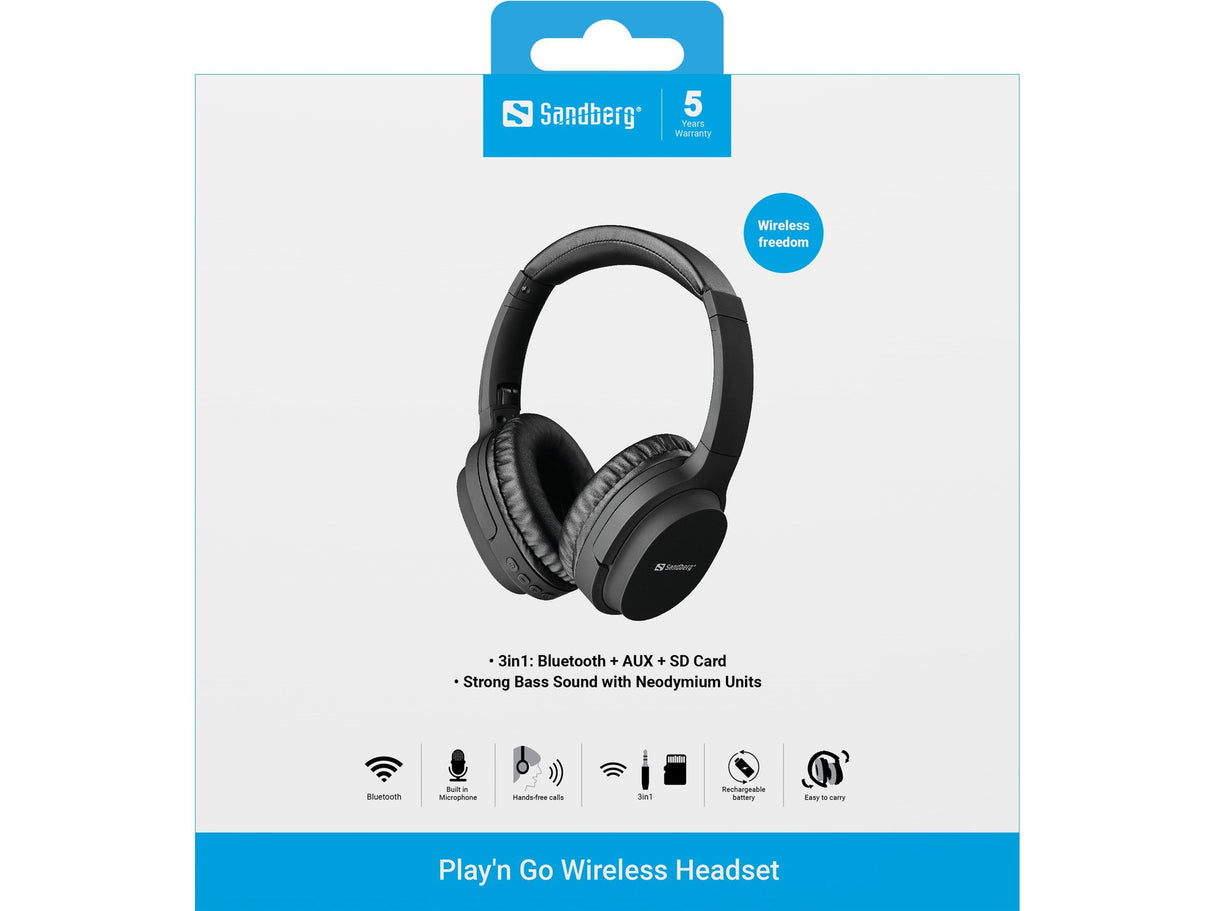 EAN 5705730126376 - Sandberg 126-37 auricular y casco Auriculares Inalámbrico y alámbrico Diadema Llamadas/Música USB Tipo C  imagen 3