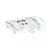 Tooq Reposapies Ajustable Confort - Gris